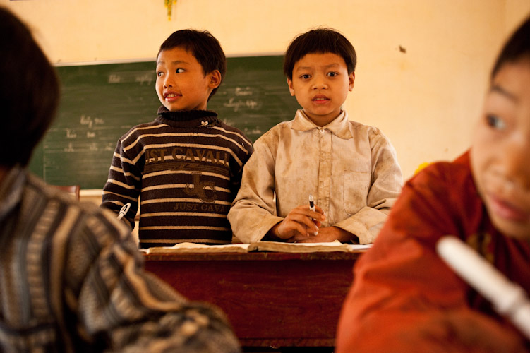 Classe primaire, Nord Vietnam, 2010